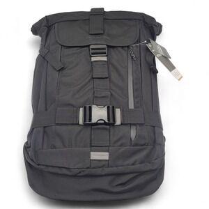 DaKine 25L Roll-Top Backpack – Black Ballistic Nylon – 19x13x6 Laptop Bag